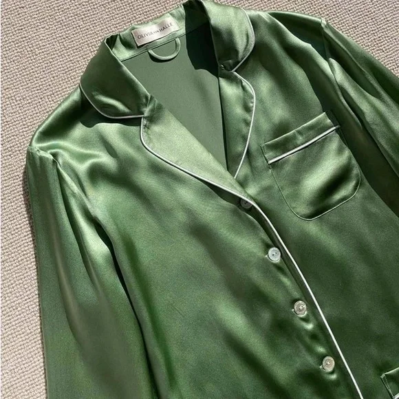 Olivia von Halle 100% silk pajamas set - Picture 3 of 15